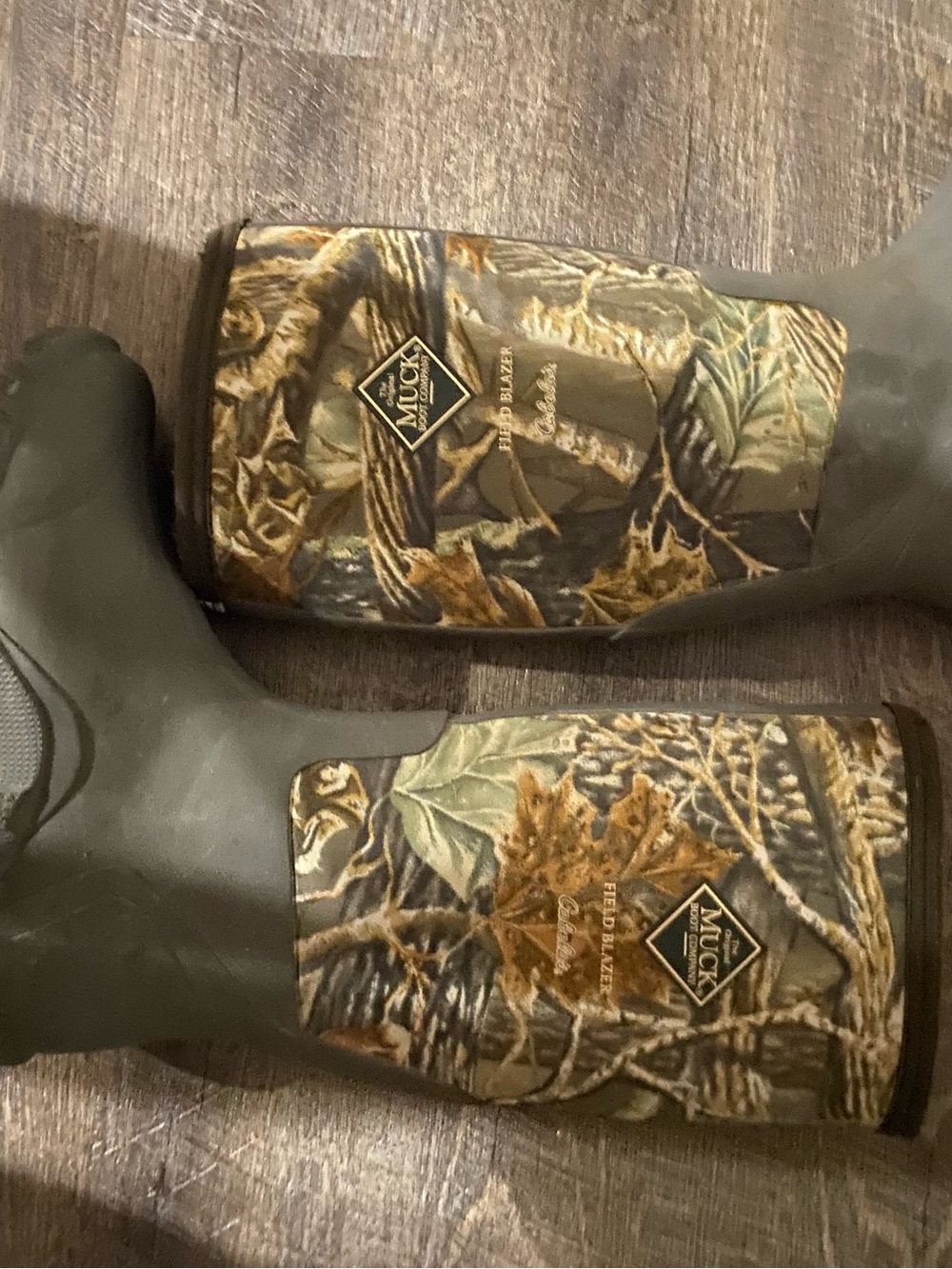 Cabela's Muck Boot Company Realtree Camo Men's Rubber Hunting Boots Muck Boots